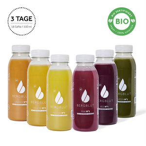 3-day organic juice cleanse