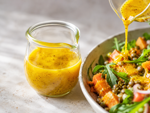 Golden Dressing — Rezept mit BIO Ingwerkonzentrat mit Kurkuma