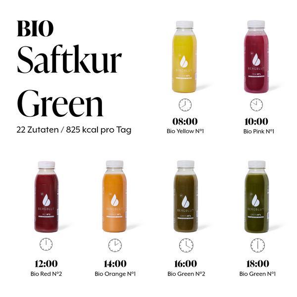 3 Tage Bio Saftkur Green