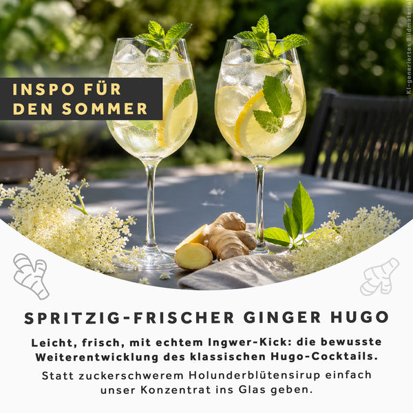 BIO Ingwerkonzentrat Holunderblüte